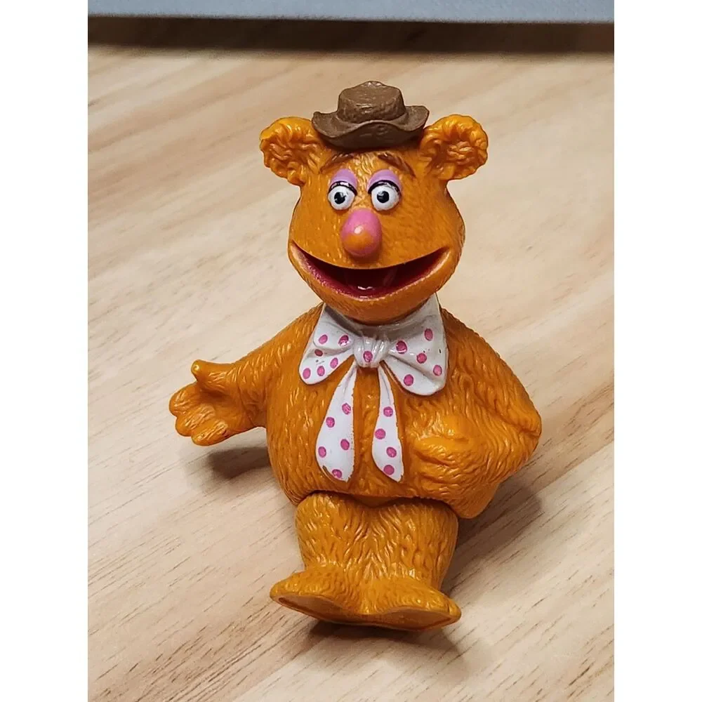 1978 Fozzie Bear Figurine Vintage Muppet Collectible Hong Kong